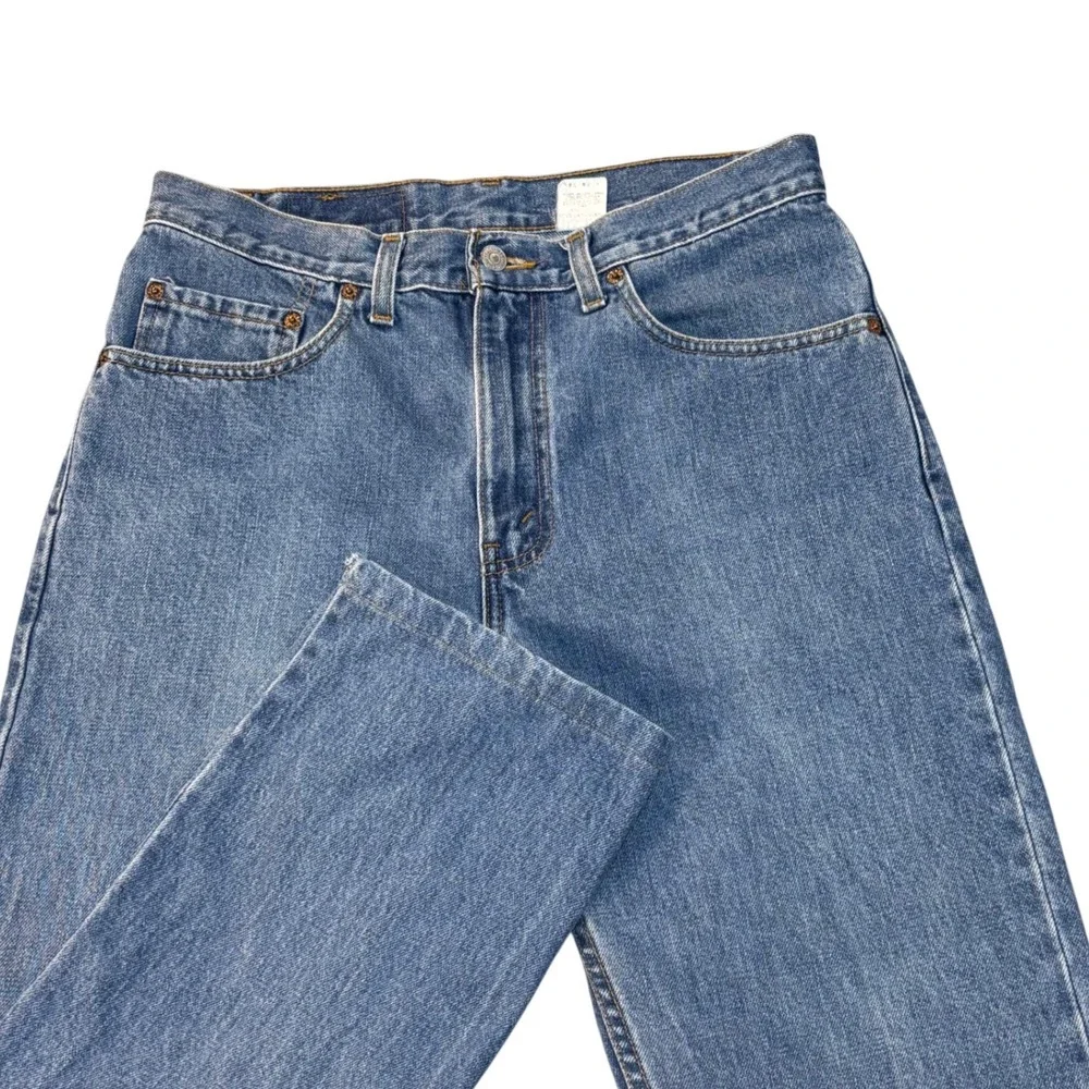 Vintage Levis 505 jeans men's 32x27 Regular Fit Straight Leg Medium Wash Blue